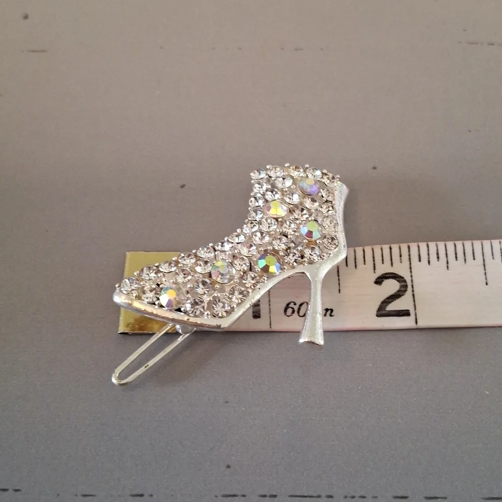 Sparkling Rhinestone Boot Barette